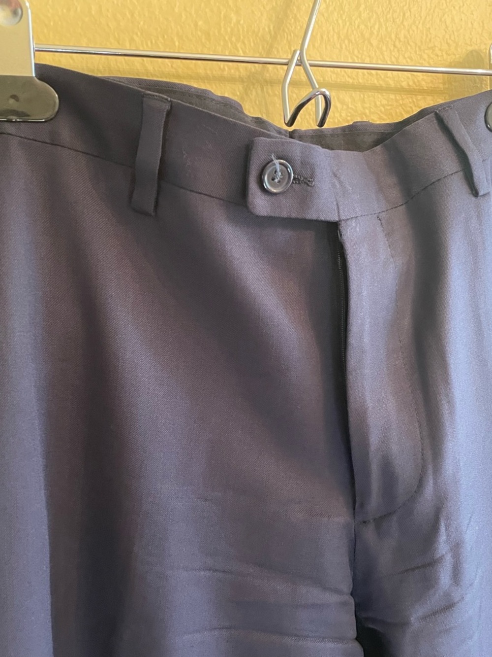 Calvin Klein Collection Deep Blue Two-Button Men's Suit - Picture 9 of 11